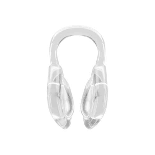 Speedo Noseclip Biofuse Unisexe pour Adulte | Confort en Silicone | Design Ergonomique, Transparent, Taille Unique