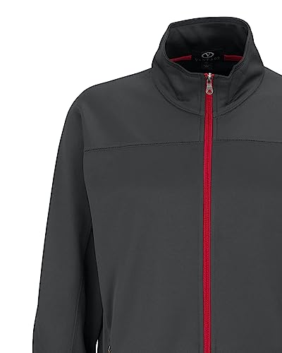 Men's Collegiate Full Zip Soft Shell Micro Fleece Jacket3