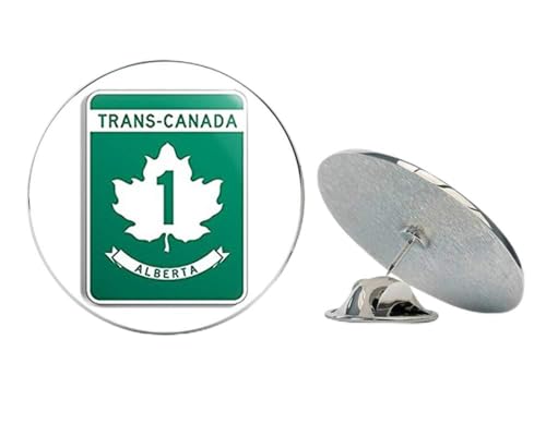 Sign Shaped Trans Canada 1 Alberta (Highway Calgary Saskatchewan) Metal 0.75