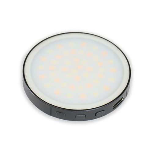 Mini luz de vídeo magnética para eliminar sombras en videollamadas y streaming 4