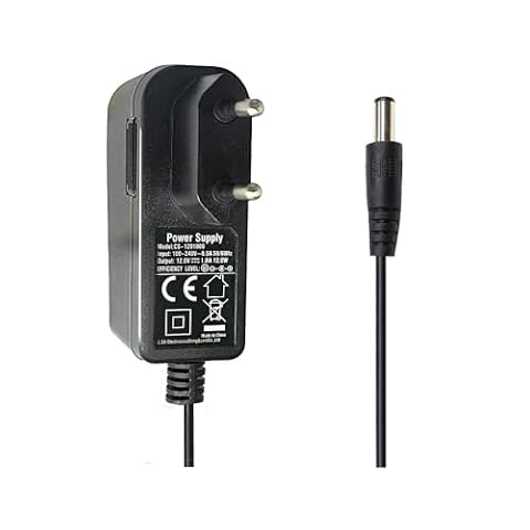 Zasilacz AC na DC 12V 1A do kamer monitoringu