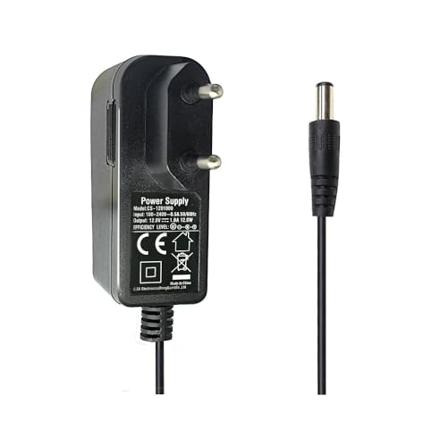 Zasilacz AC na DC 12V 1A do kamer monitoringu