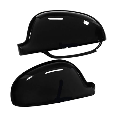 Coque rétroviseur noir brillant gauche et droite pour Golf 5 Passat et EOS