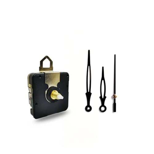 Image of 18mm Sweep and Silent Clock Machine and Metal Hands Small | Non-Ticking Battery Operated Clock Movement Replacement for DIY Resin Clock
