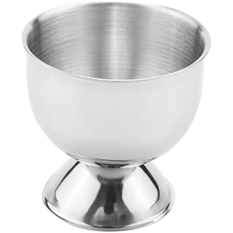 Bopfimer Elegant Steel Egg Cup Set Cover