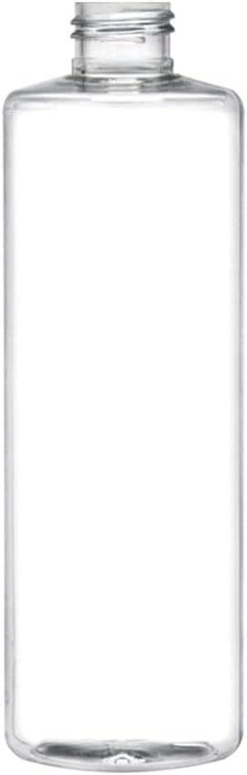 SR1 Performance 16oz Clear Plastic Bottle 28/410 Finish - Cylinder Round Flat Top - Detailing Bottles (12)