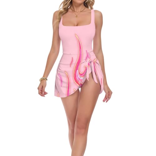 Maillot de bain flammes fluo contre les bretelles douloureuses en natation