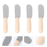 OHPHCALL 8 Stück Teiliges Buttermesser Edelstahl Klinge mit Ergonomischem Kunststoffgriff rutschfest und Langlebig zum Streichen von Butter Marmelade Creme und Aufstrichen für Haushalt und