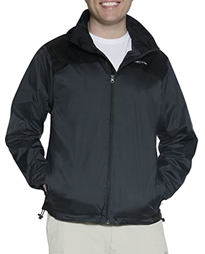 Veste de pluie homme imperméable manteau chaud polaire coupe-vent