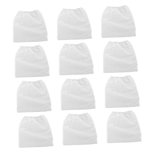 Beatifufu 12Piezas Bolsa de Colector de Polvo Bolsas No Tejidas para Aspiradora de Suministro para Salones Elástica y Material Seguro