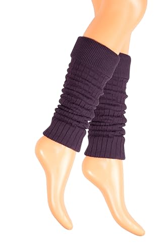 Ateena Bawełniany Ocieplacz na Nogi dla Kobiet do Tańca, Baletu, Aerobiku, Rozgrzewki, Pole Dance, Ciepłego i Wygodnego, Nowoczesne Getry na Łydki dla Pań, Jeden Rozmiar, Różne Kolory