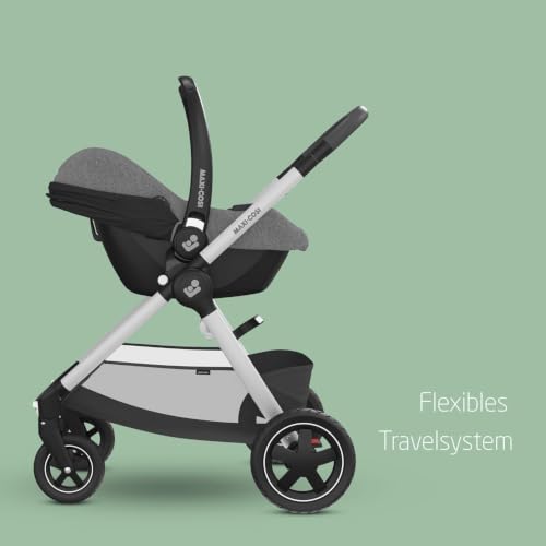 Maxi-Cosi CabrioFix i-Size, Babyschale, 0–12 Monate, max. 12 kg, leichter i-Size Kindersitz (3,2 kg), Sonnenverdeck, gepolsterter Sitz… – Ansicht 4