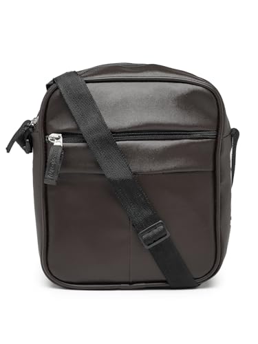 Image of ASIAN Premium Brown Textured Sling Pouch | Compact, Stylish & Travel-Ready Bag for Women and Girls