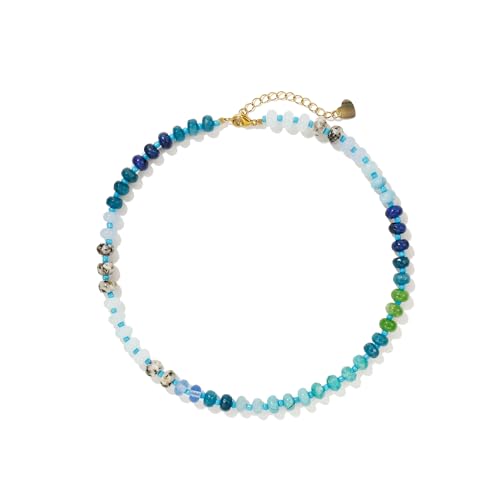 Gemstone-Beaded-Necklaces-For-Women-Trendy-Rainbow-Natural-Stone-Boho-Crystal-Glass-Handmade-Stainless-Steel-Waterproof-Strand-Necklaces-Jewelry-For-Women-Gift