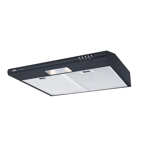 Depurador e Exaustor de Parede Eos 60cm Cheff Gourmet Slim Preto Eco60dp 110v
