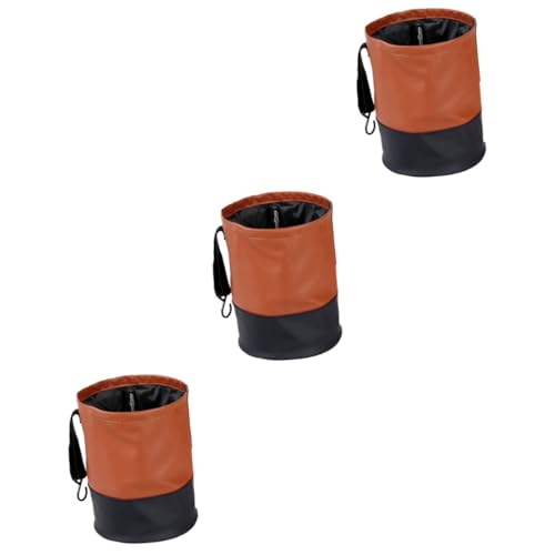 Poubellle de voiture en cuir Zerodeko et bac de rangement camping étanche