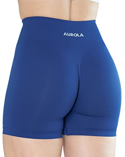 Image of AUROLA Dream Collection Women Workout Shorts High Waist Gym Shorts, Scrunch Butt Seamless Athletic Shorts