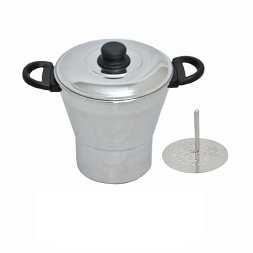 Cuscuzeira de Aluminio (pulido, 16cm)