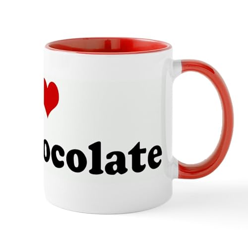 Taza de cerámica 11 oz I Love Hot Chocolate miniatura 2