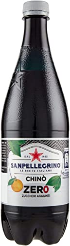 San Pellegrino Chinotto Zero PET - 12 botes de limonada sin azúcar (0,75 L), color naranja amargo
