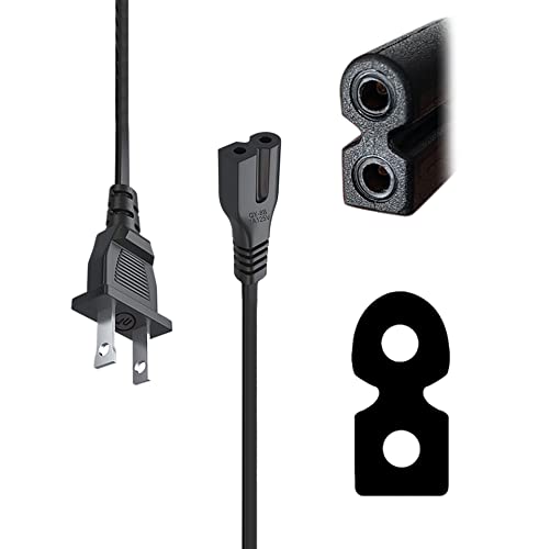 Himapro 6 Feet 110V Ac Power Cord(2 Prong) Compatible With Brother, Singer, Baby-Lock, Viking, Pfaff, And Many Other Sewing Machines & Electronic Device #TOP4