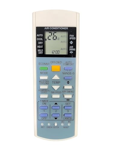 Image of Compatible for Panasonic AC Remote Original 29B Model 1 1.5 2 Ton Split or Window Air Conditioner (AC-29B)