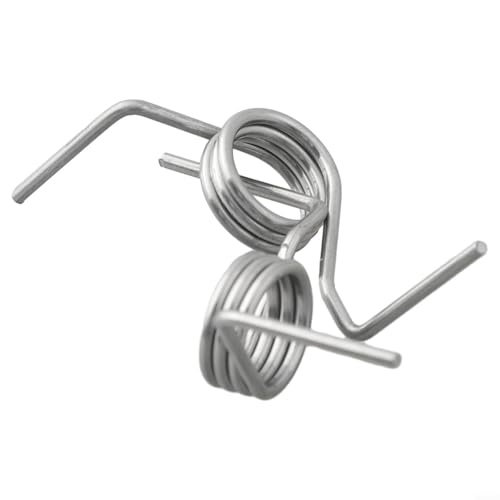 Fauhapyway Muelles de bisagra de metal DA81-01345B para puerta de refrigerador, congelador, componentes de reparación de refrigerador, juego de 2 piezas de accesorios para electrodomésticos (2 piezas)
