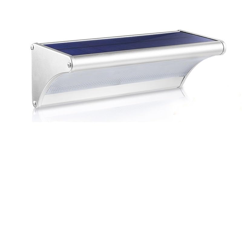 MNMIOIO Foco LED Exterior, Lámpara solar al aire libre 60Led,Luces solares con sensor de movimiento impermeable,Luz inundación seguridad aleación aluminio