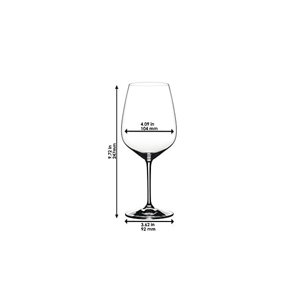 Riedel extreme cabernet wine glasses set of 4 clear  urban country home decor