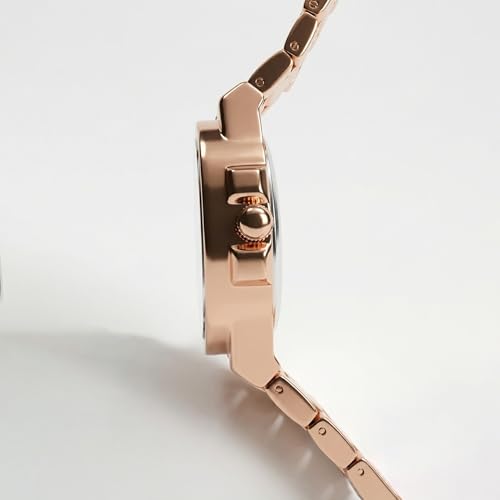 Image of Carlton London Grace Women Analog Watch, Round Dial, Stainless Steel Strap, Quartz Movement, Multi Color Strap, Date Display, 30M Water Resistant
