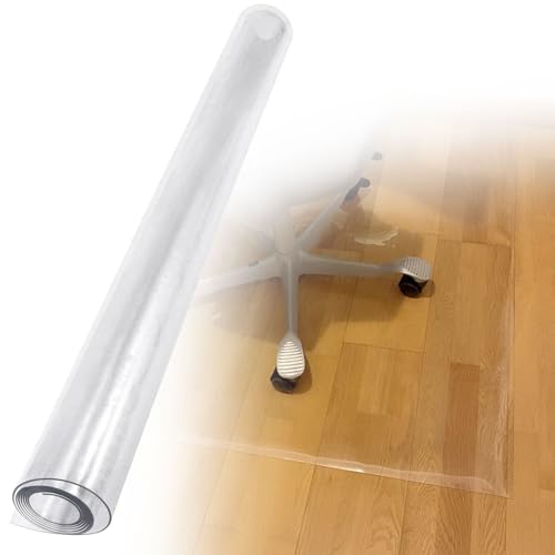 チェアマット 透明マット デスクマット 透明フロアマット クリア PVC 床保護マット 厚み1.5mm デスクマット キズ防止 滑り止め 床暖房対応 滑り止め 冷蔵庫 キッチンマット 矩形 台所マット 55/65/80/100/115/130/160 cm