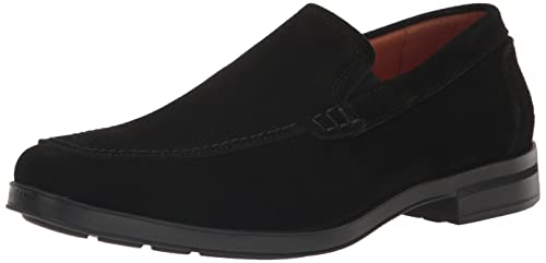 Stacy Adams Men's Pelton Moc Toe Slip On,Black,12M