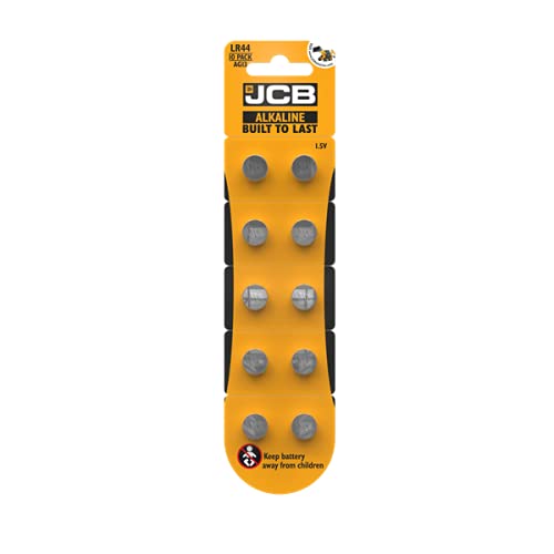 Image of S17184 JCB LR44 Alkaline Batteries - Pack of 10
