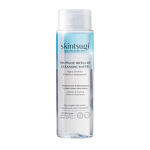 skintsugi - Agua Micelar Trifásica Limpiadora Facial - Desmaquilla, Limpia, Tonifica - 250 ML