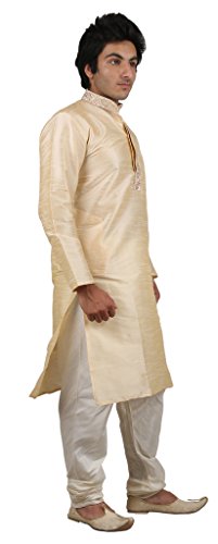 Pyjama Kurta homme jacquard brodé royal pour mariages et fêtes - 3