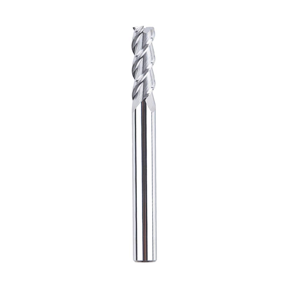 SpeTool Tungsten Carbide End Mill 1/4 Shank Router Bit 3 Flute Upcut Milling Cutter 2-1/2'' Total Length CNC Milling Tool for Aluminium Roughing and Finishing