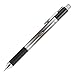TUL GL1 Retractable Gel Pen, Needle Point, 0.5 mm, Gray Barrel, Black Ink, Pack Of 12