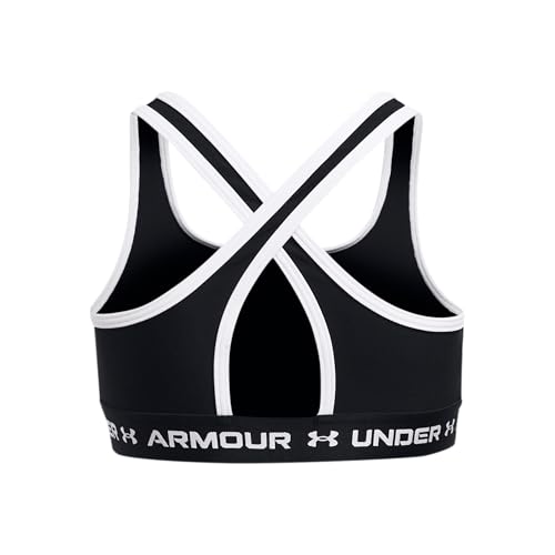 Under Armour Girls' Crossback Mid Sports Bra2