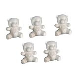 Diy-bär, unfertig: eine tolle ergänzung für ihr kunst- und bastelset, ideal für skulpturen oder gemälde, leicht zu bemalen und leicht zu verarbeiten!,diy-ornament