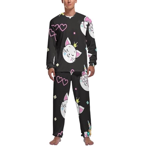 Pyjama long homme vêtement de nuit contre le froid pour un sommeil réparateur