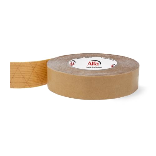 Alfa 1x Sockelleisten Klebeband 30 mm x 50 m doppelseitiges Klebeband mit hoher Anfangs-/Dauerklebkraft zur Montage von Sockelleisten