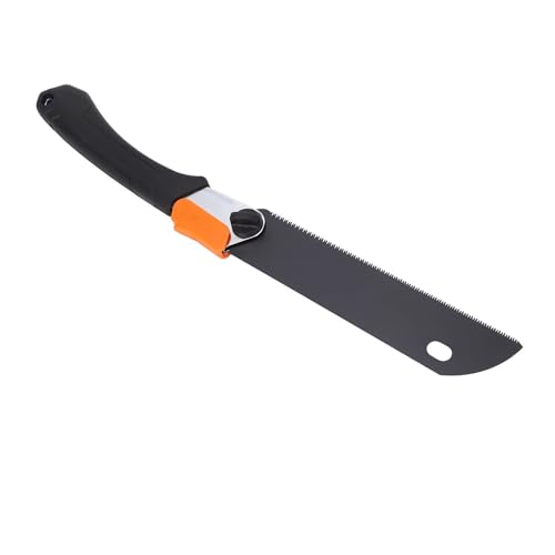 Sierra plegable pequeña para carpintería Zerodis con mango de goma cómodo 4