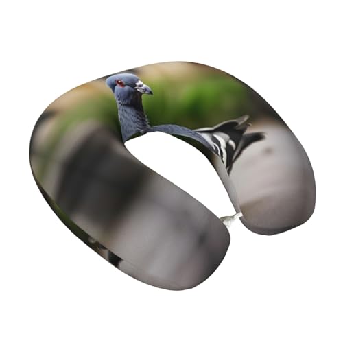 Almohada de Viaje de Espuma Viscoelástica Negro miniatura 2