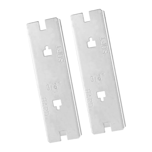 Sinbana Chainsaw Raker Gauge, Stainless Steel 3/8in Chain Saw Raker Depth Gauge Tool Compatible with Oregon Archer 5056981-01N 73LP 73VL (H42)