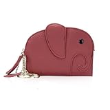 Caractéristiques : Mignon sac à cartes en forme d'éléphant. Le porte-monnaie est doté d'une pochette et de deux emplacements pour les clés. Il est léger et portable.