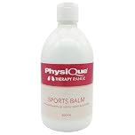 Physique Sports Balm 500ml – Muscle Rub for Warm-Up, Recovery & Injury Prevention – Improves Circulation, Reduces Strains, Relieves Aches & Soreness, Paraben Free