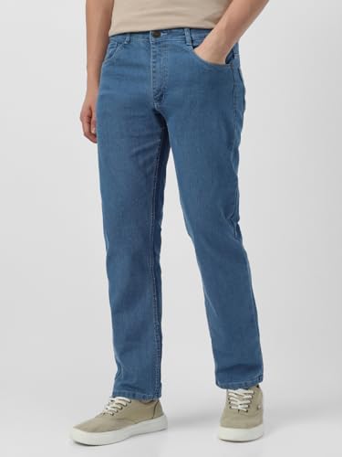 Image of NeoStreak Men's Regular Fit Washed Jeans Stretchable