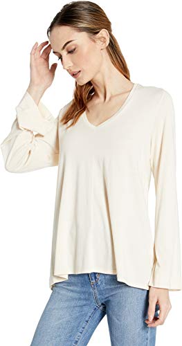 Lilla P Long Sleeve Pleat Back Champagne XS2