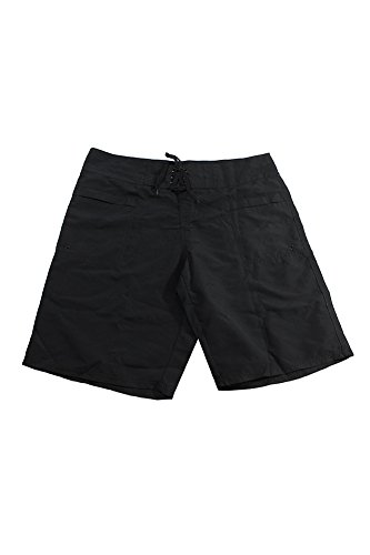 Island Escape Women's Low-Rise Drawstring Surf City Cover-up Board Shorts (6, Black)