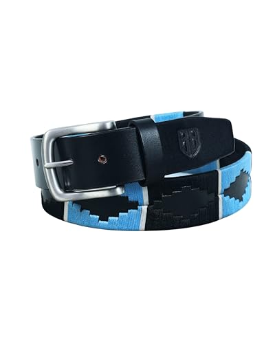 Handmade Polo Belt with Embroidered Thread – Leather Gaucho Style for Men & Women.